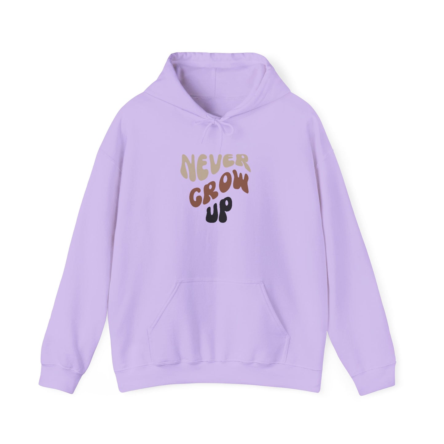 "Never Grow Up" Hooded Sweatshirt